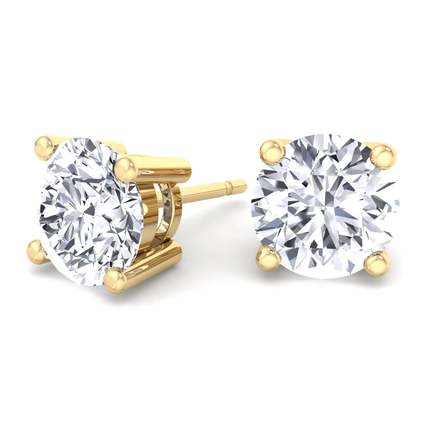 Round Cut  Lab-Grown Diamond Studs - Image 12